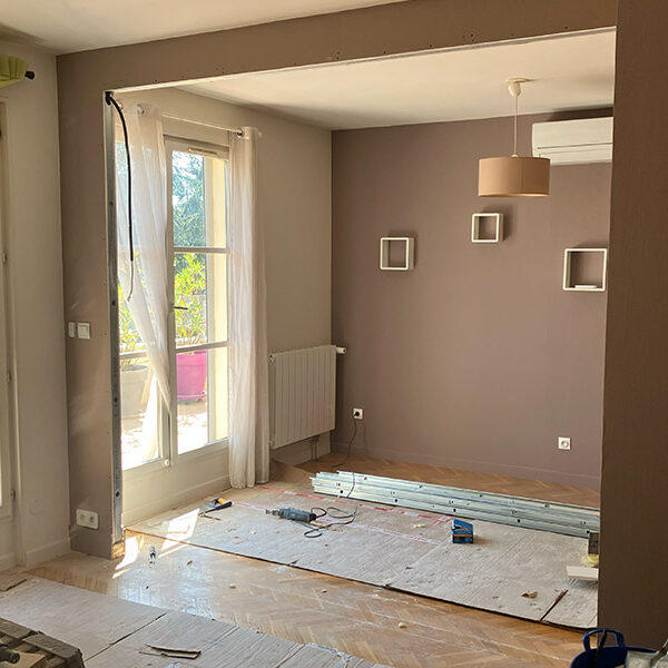 Création de cloisons amovibles - Menuiserie Peysieux