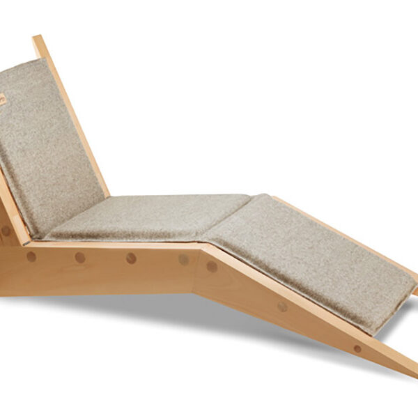 Lounge Chair Collection. Design : Madelon+Ruaz pour la COX Collection de chaises longues originales. « LCC-01 »